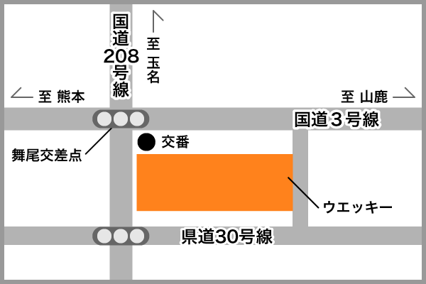 ウエッキー周辺拡大地図